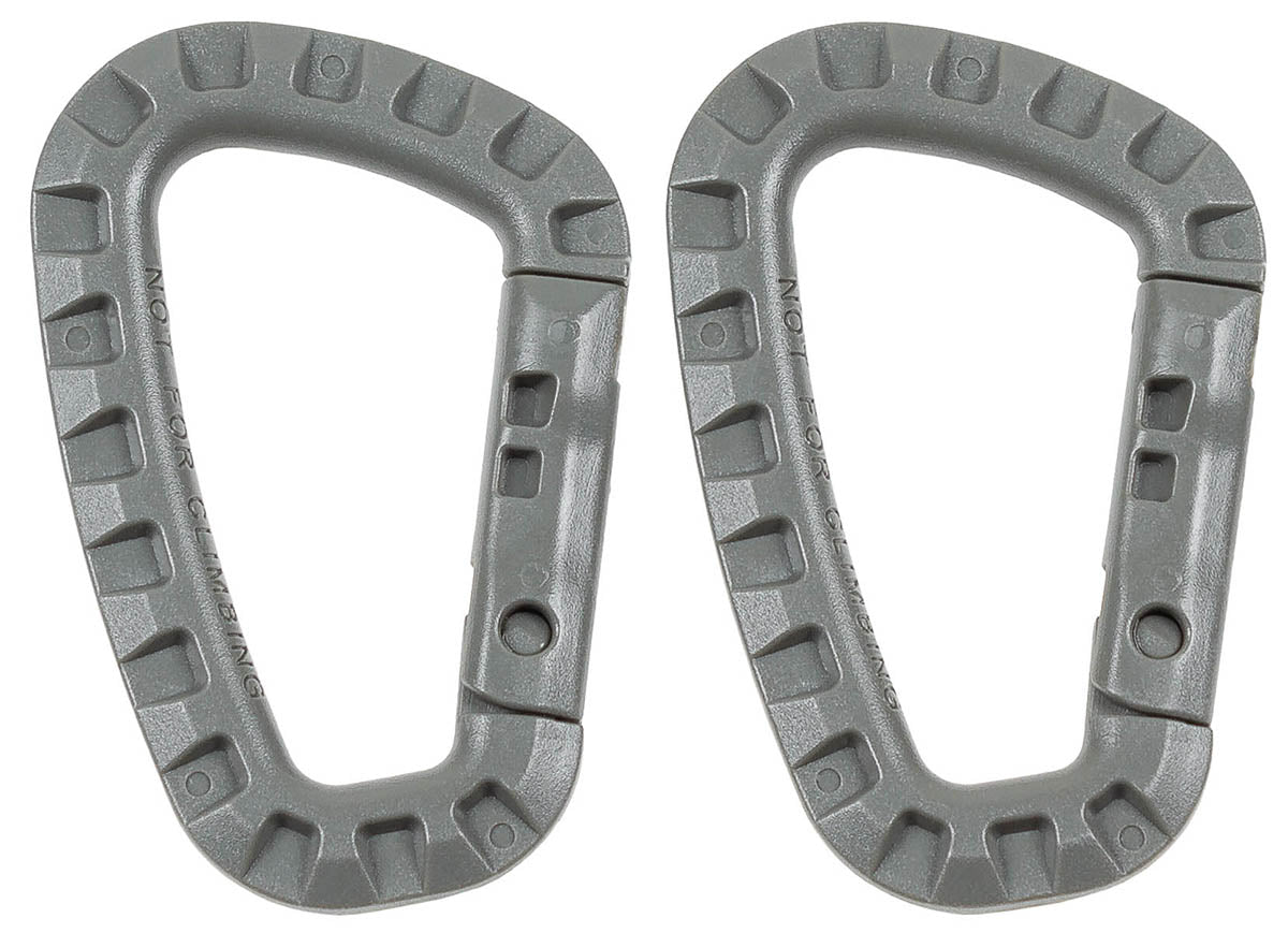 Karabiner, Plastik 2er Pack