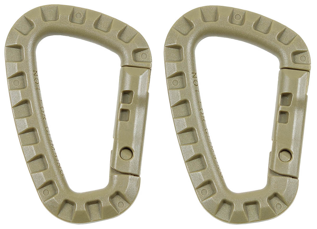 Karabiner, Plastik 2er Pack