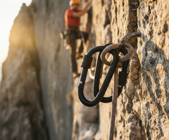 Karabiner, Schraubverschluss, D 6mm x 6cm, 2er Pack