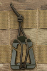 Clip mit Gummiband, "MOLLE"