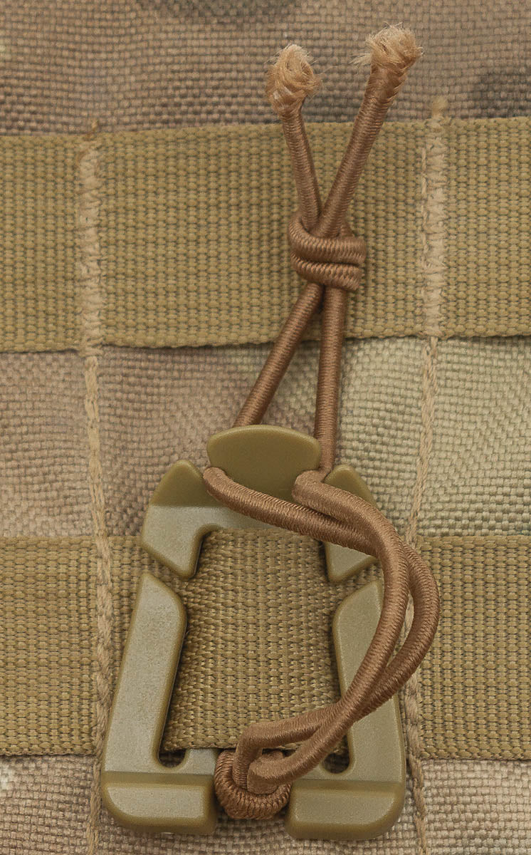 Clip mit Gummiband, "MOLLE"