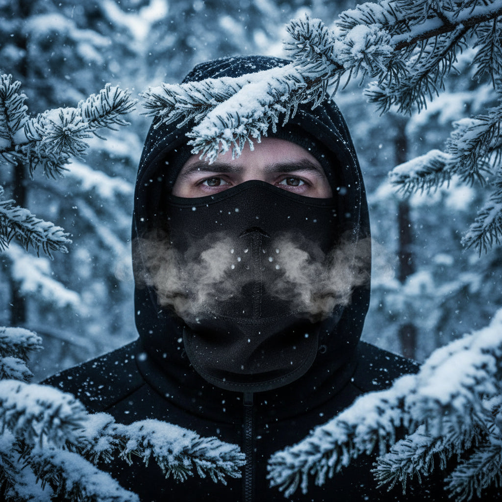 Kälteschutzmaske, Fleece