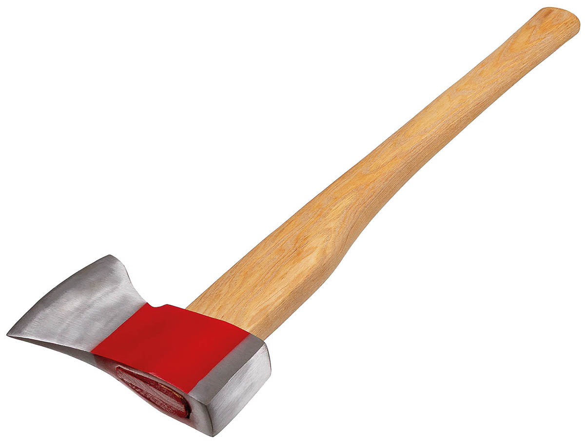 Axt, groß, Holzstiel