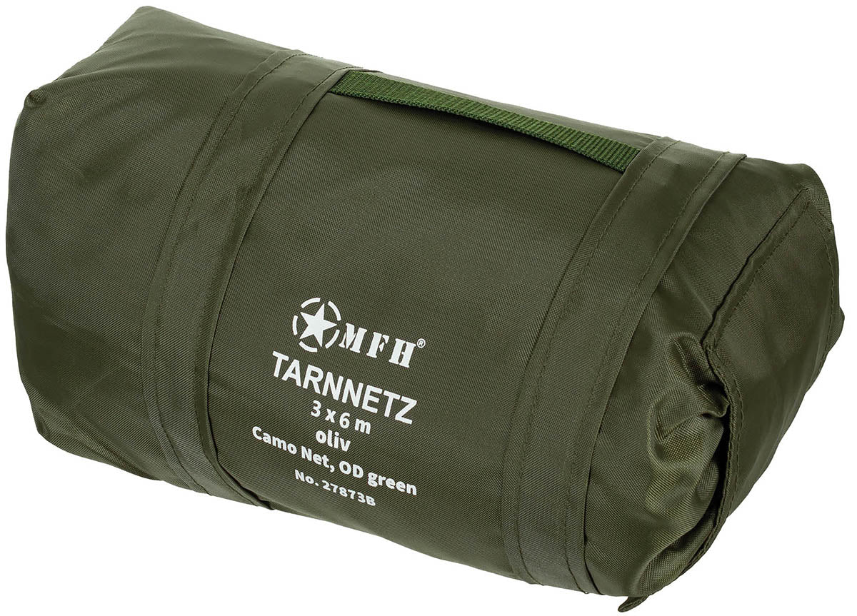 Tarnnetz, 3 x 6 m, oliv