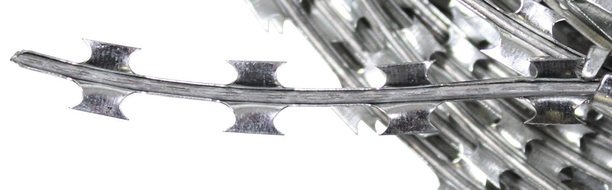 Stacheldraht, Metall verzinkt