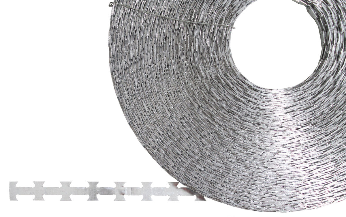 Band-Stacheldraht, Metall