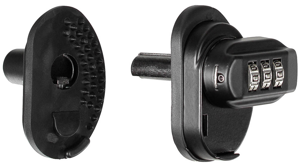 Waffenschloss, schwarz, mit Zahlenschloss