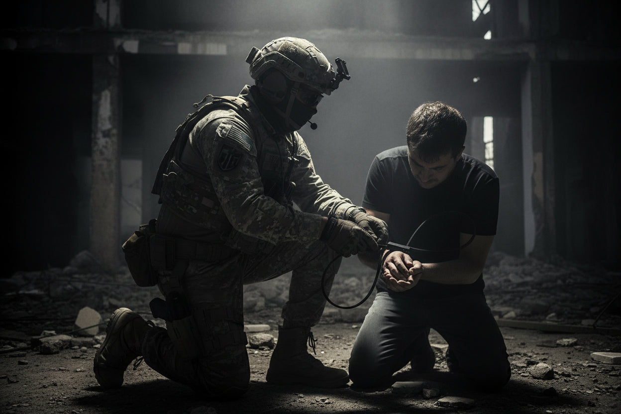 Kunststoffhandschellen, 10 St./P., 80 x 1,27cm