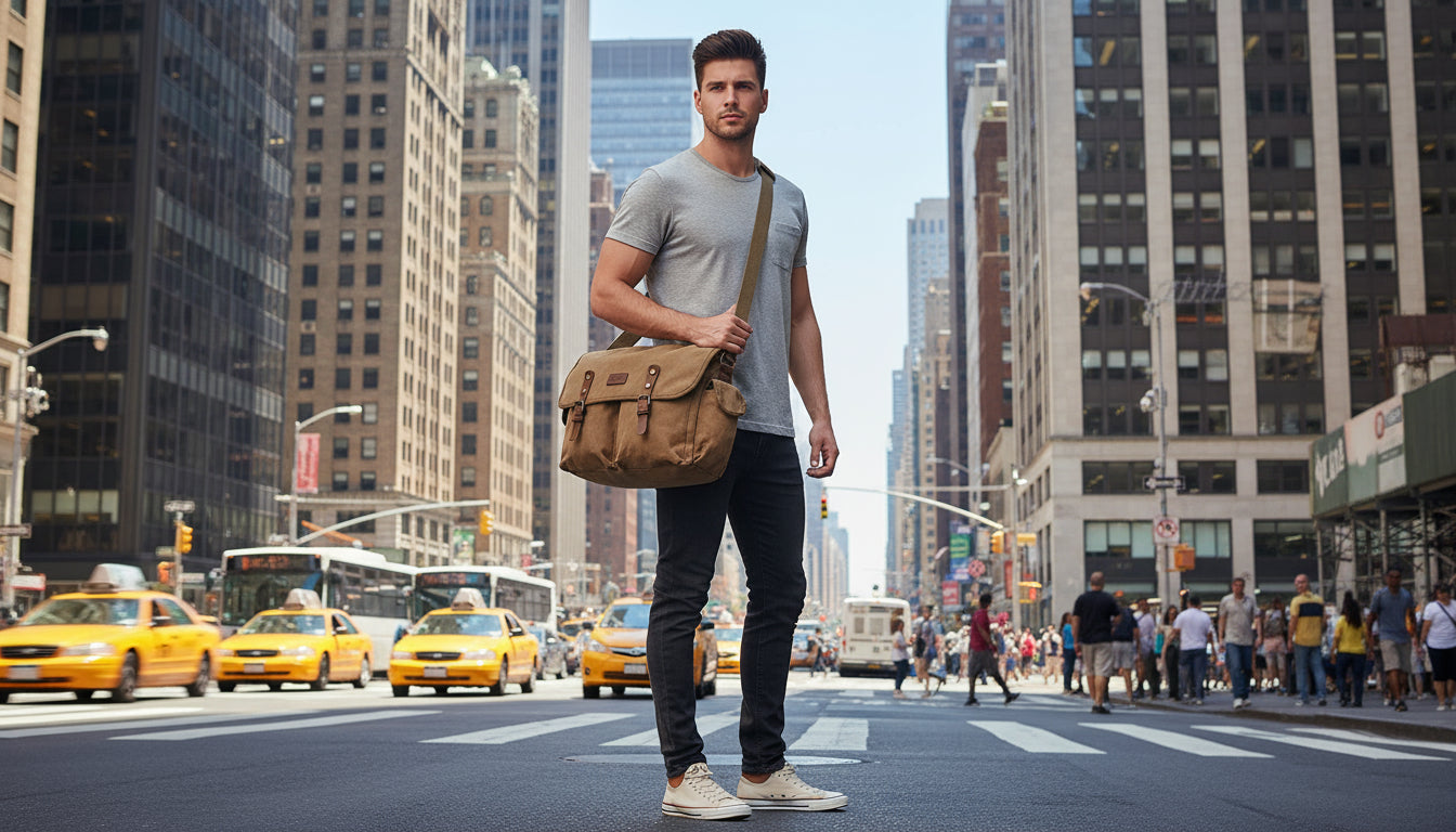 Handtasche, Canvas, "PT"