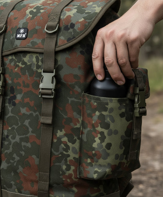 BW Gebirgsrucksack, flecktarn aus orig. Material