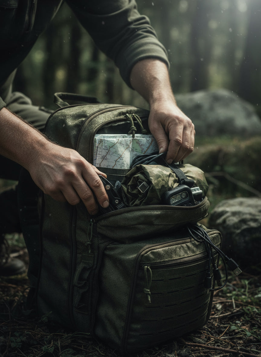 Rucksack, "Compress"