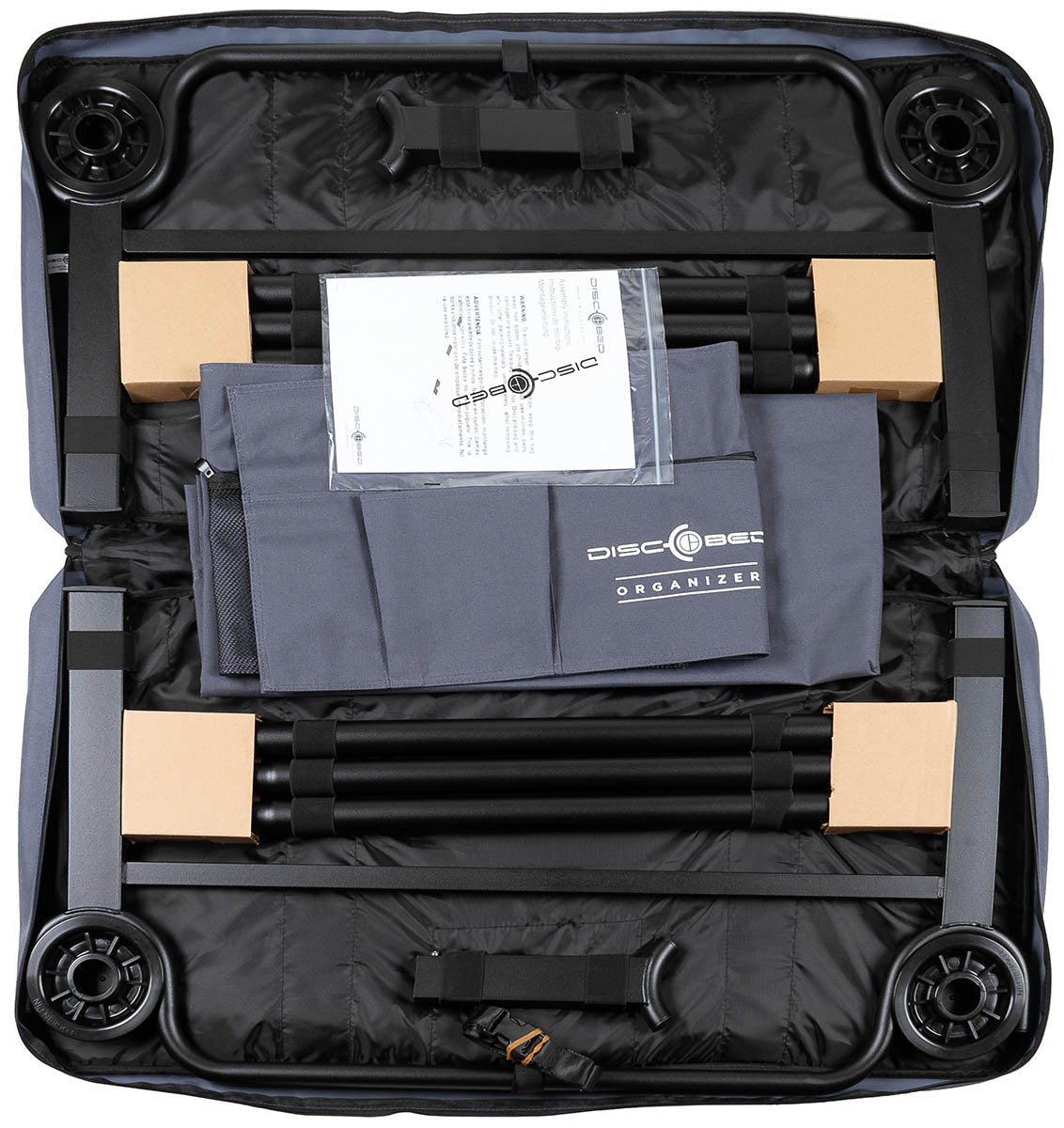 Feldbett, Disc-O-Bed, "XLT", mit Seitentasche