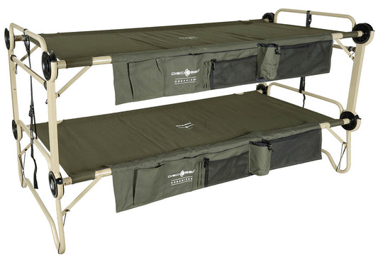 Feldbett, Disc-O-Bed, "Arm-O-Bunk",m. Seitent.