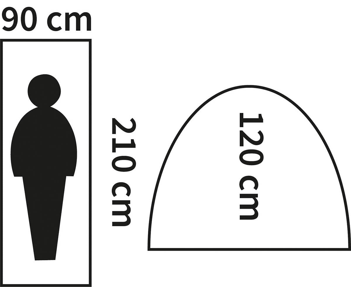 Zelt, "Monodom", 1 Person