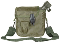 US Feldflasche, eckig, mit Hülle, 2 Qt