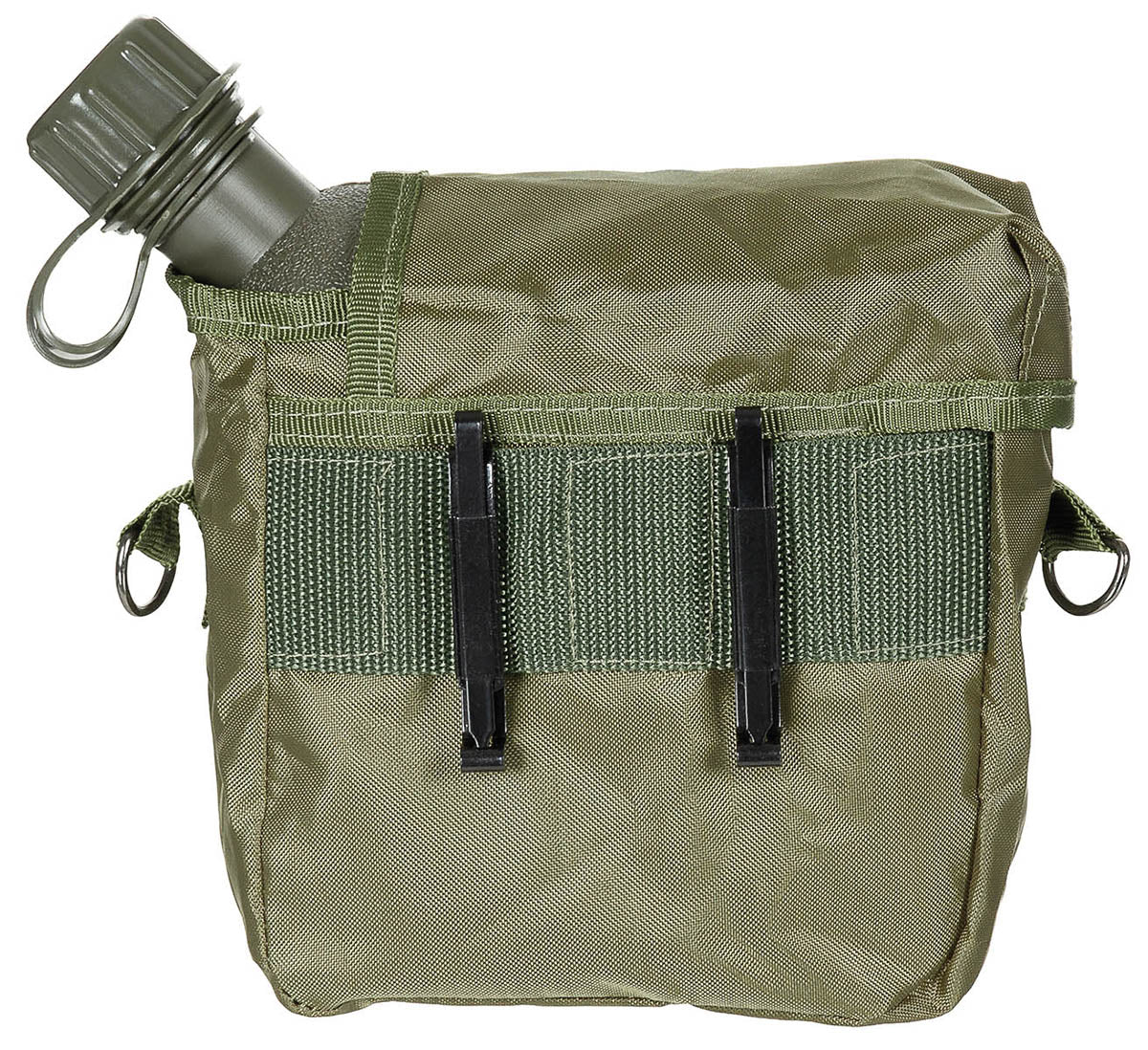 US Feldflasche, eckig, mit Hülle, 2 Qt