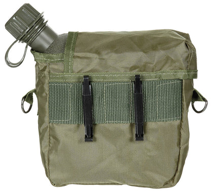US Feldflasche, eckig, mit Hülle, 2 Qt