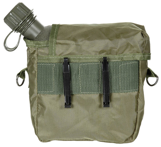 US Feldflasche, eckig, mit Hülle, 2 Qt