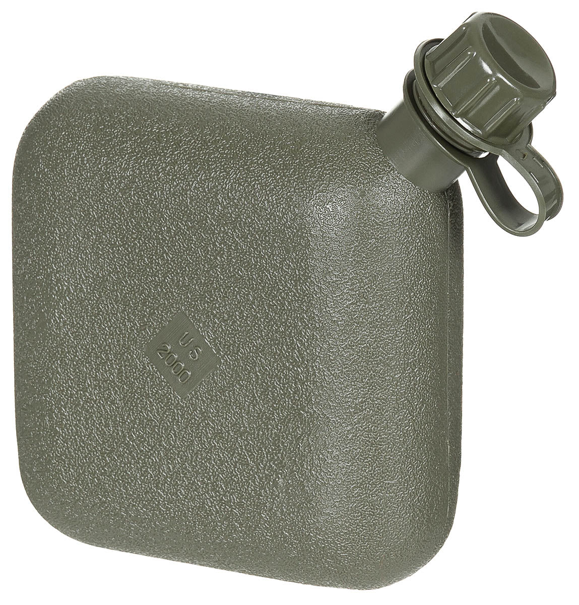 US Feldflasche, eckig, mit Hülle, 2 Qt