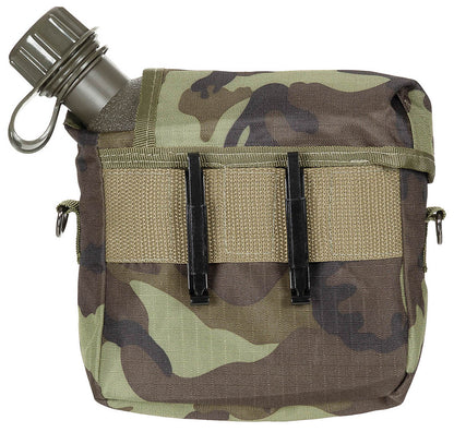 US Feldflasche, eckig, mit Hülle, 2 Qt