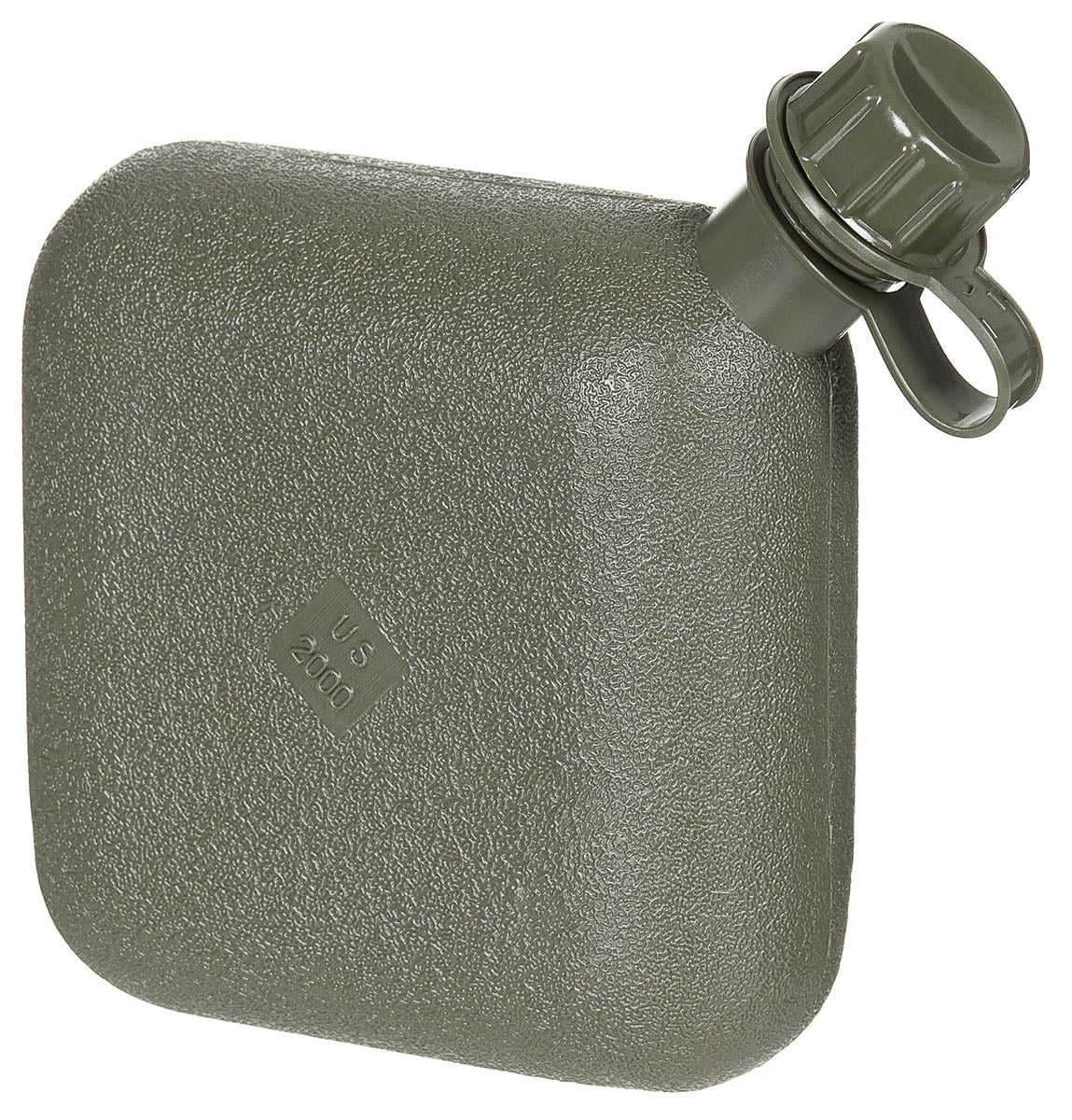 US Feldflasche, eckig, mit Hülle, 2 Qt