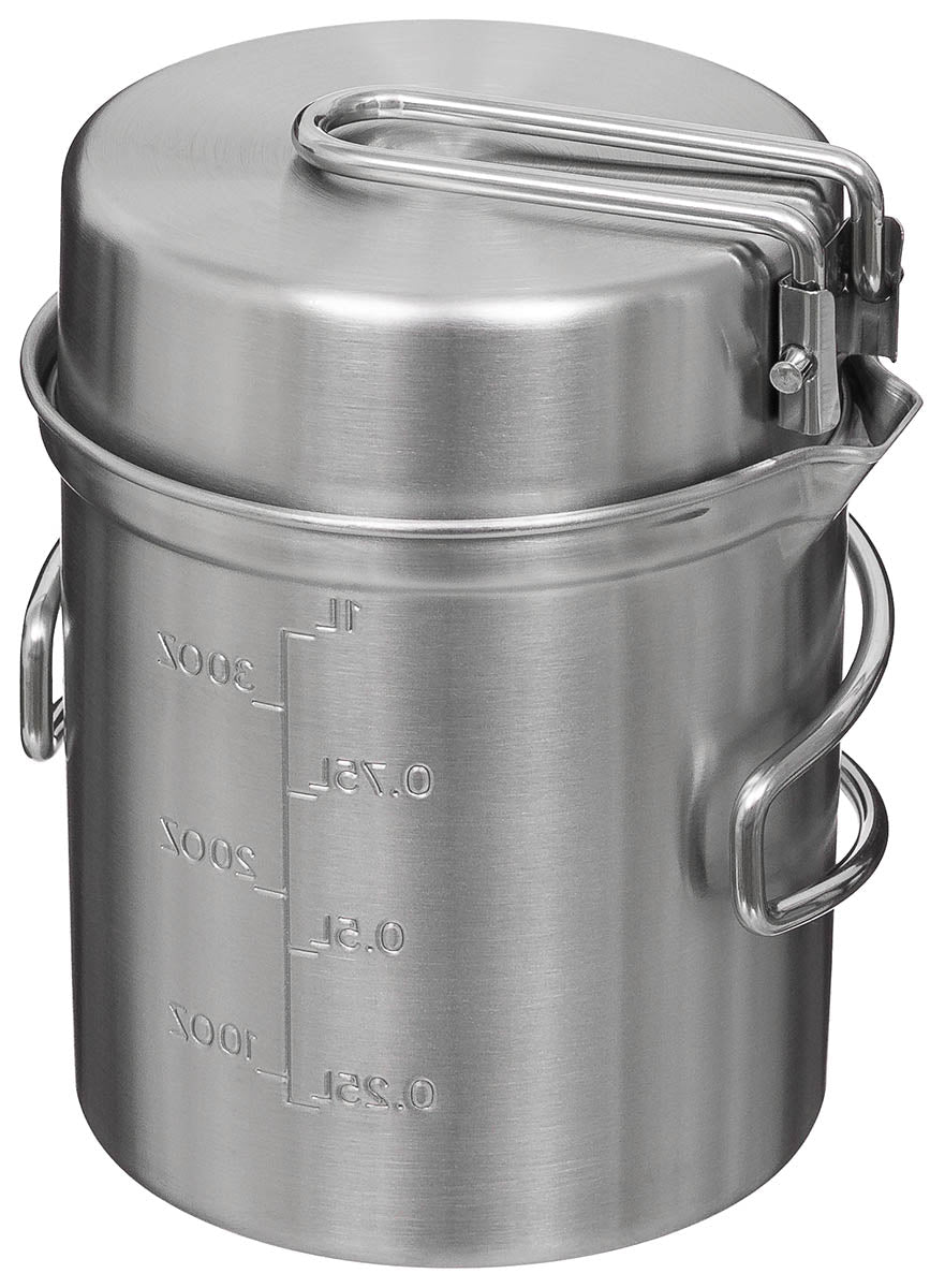 Kochgeschirr, Edelstahl, Topf, Pfanne