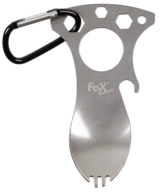 Multifunktionsgöffel, mit Karabiner