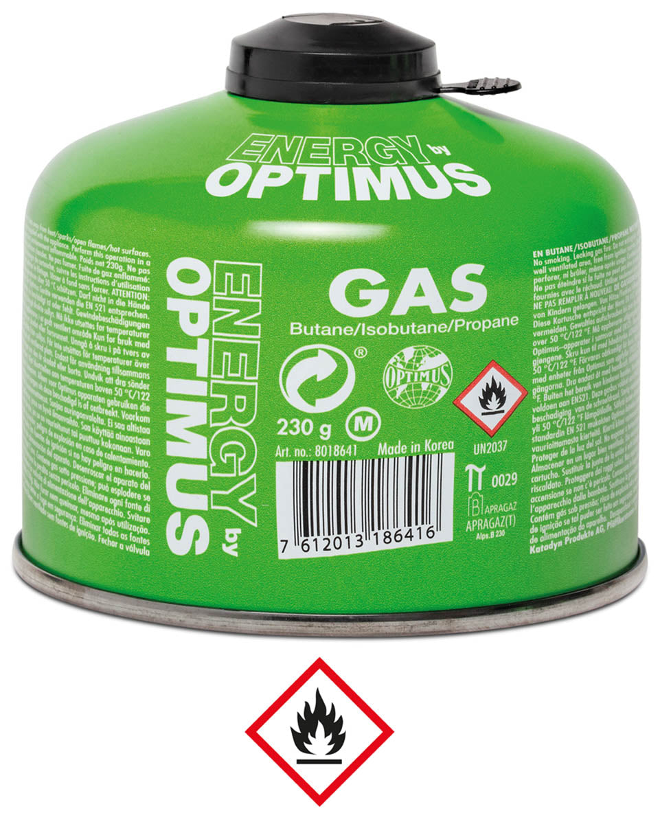 Gaskartusche, OPTIMUS, Butan/Isobutan/Propan, 230g, 2 Stück