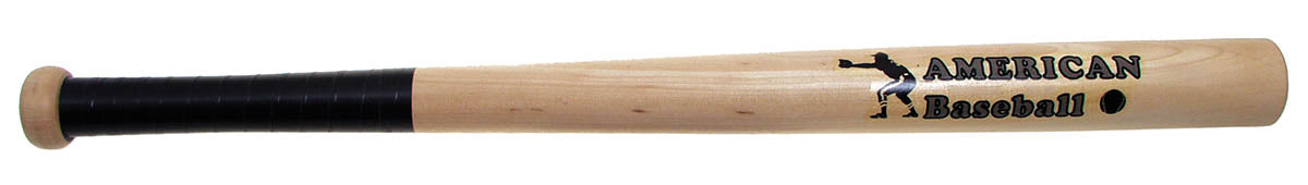 Baseballschläger, Holz, 26"