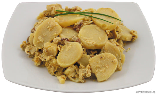 Bratkartoffel m. Speck und Ei