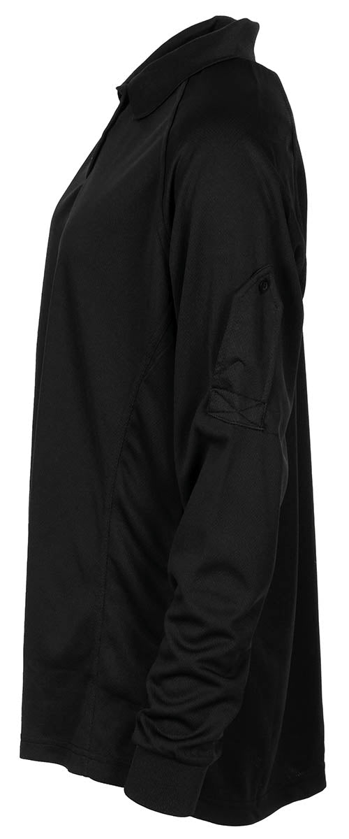 Brit. Poloshirt, DAMEN, schwarz, langarm, neuw.