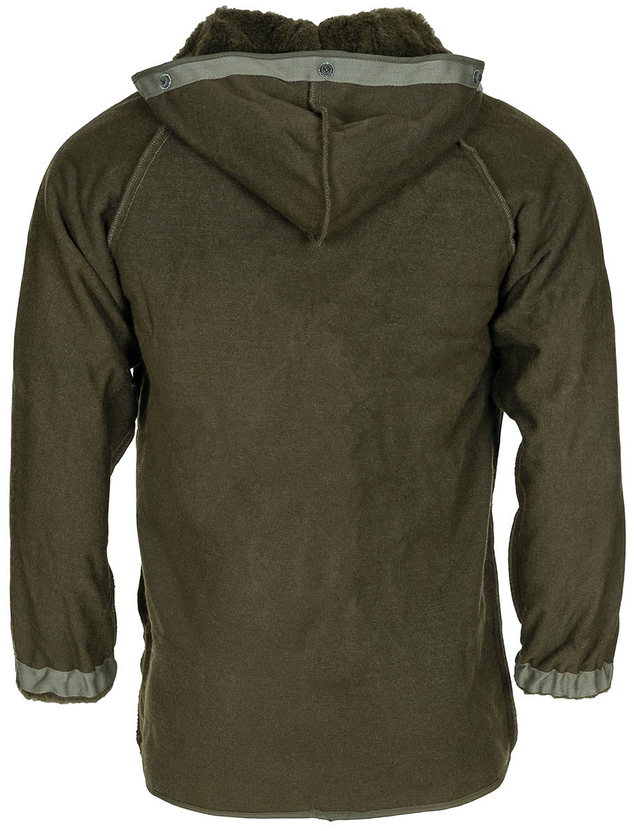 Franz. Teddyfutter für Parka, oliv, neuw.