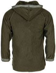 Franz. Teddyfutter für Parka, oliv, neuw.