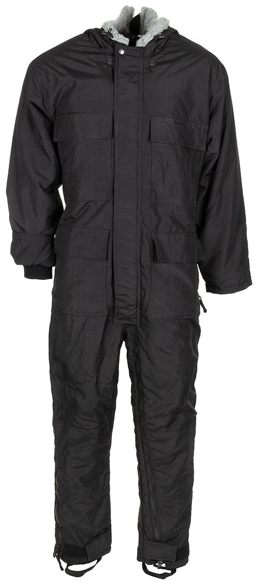 Brit. Technikeroverall, "ECW", schwarz, Rip Stop, gebr.