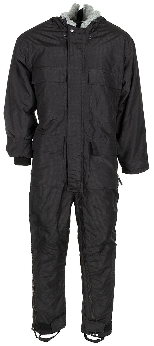 Brit. Technikeroverall, "ECW", schwarz, Rip Stop, gebr.