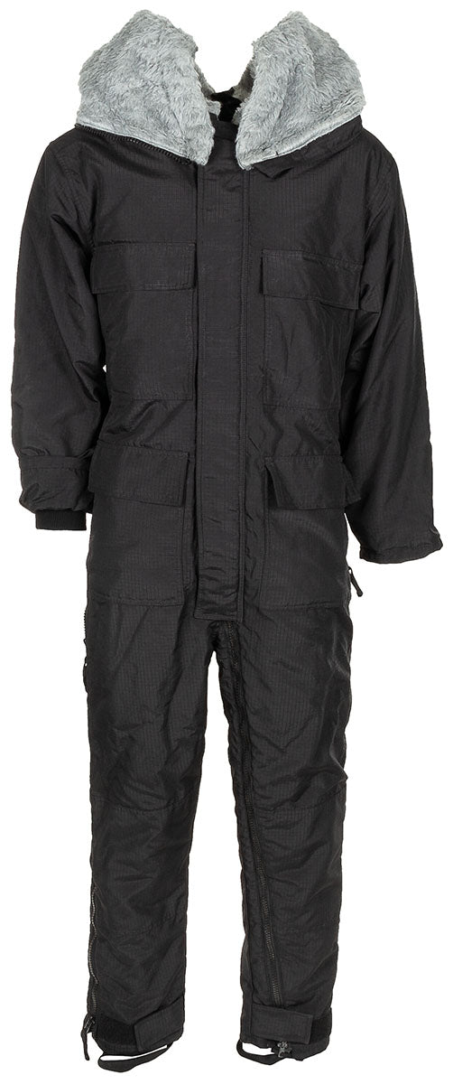 Brit. Technikeroverall, "ECW", schwarz, Rip Stop, gebr.