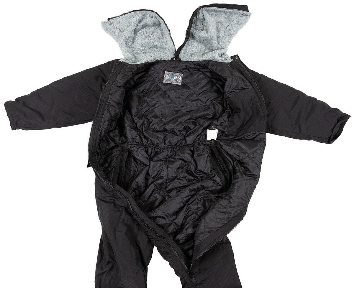Brit. Technikeroverall, "ECW", schwarz, Rip Stop, gebr.
