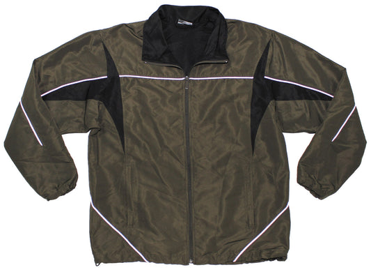 Österr. BH Trainingsjacke, oliv, gefüttert, gebr.