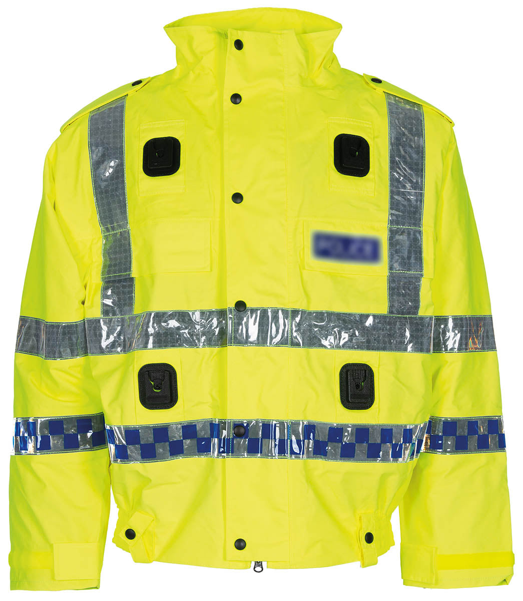 Brit. Signalblouson, Nässeschutz, gefüttert, gebr.