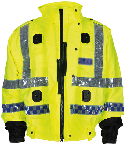 Brit. Signalblouson, Nässeschutz, gefüttert, gebr.