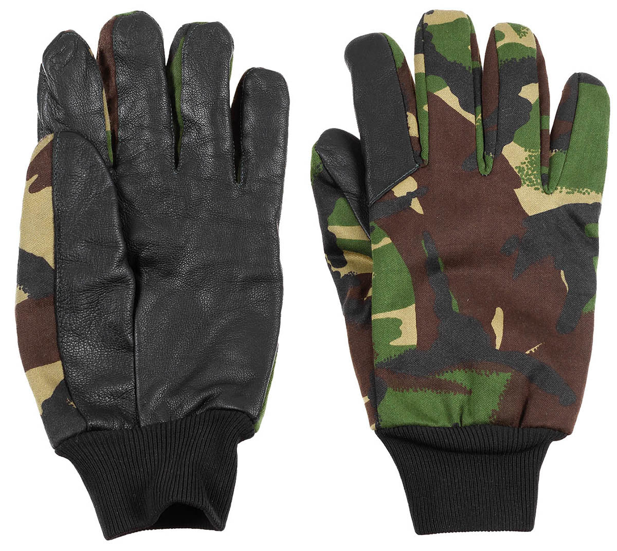 Brit. Fingerhandschuhe, DPM tarn, gebr.