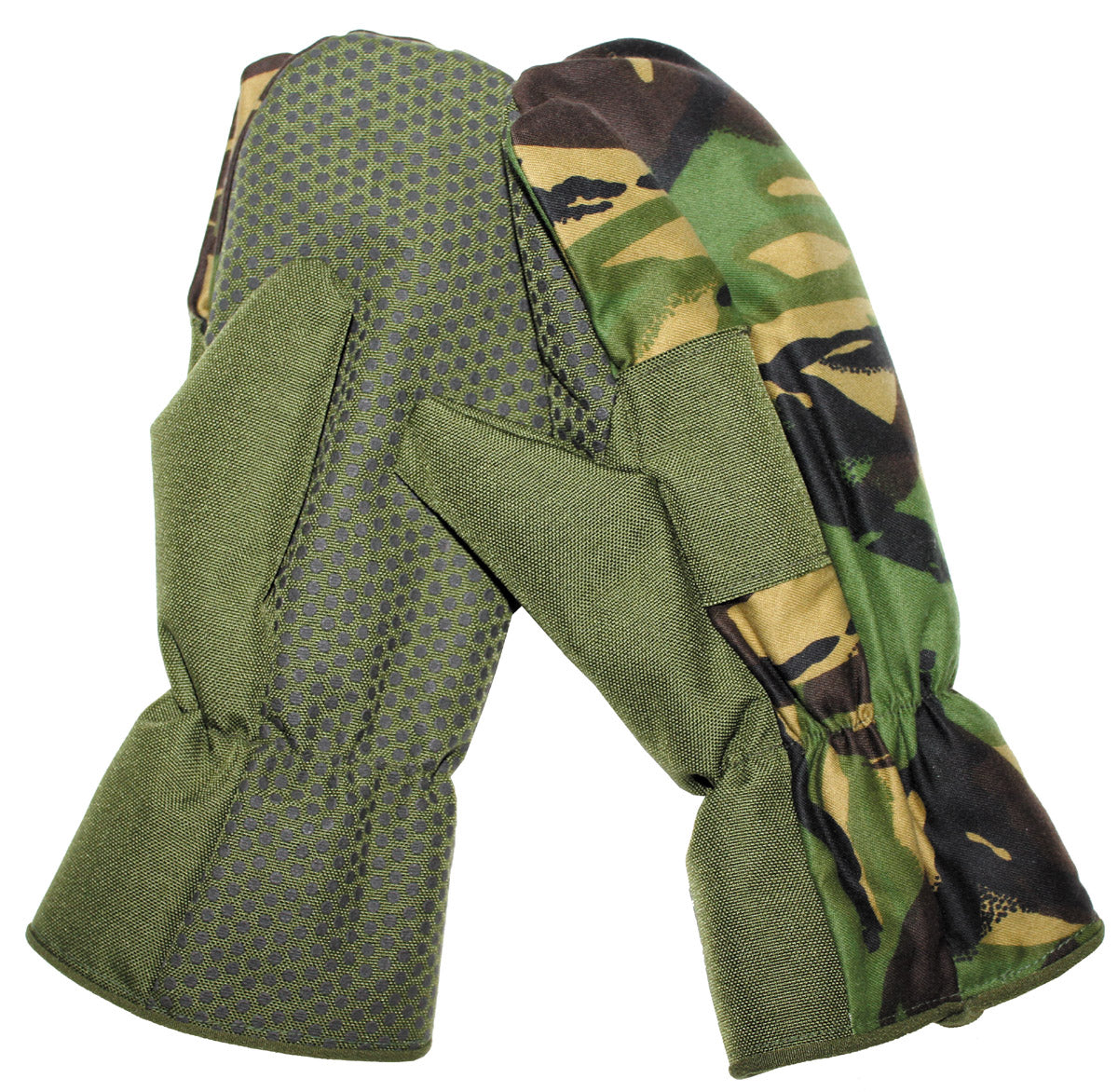 Brit. Fausthandschuhe, neuw., Schießfinger, DPM tarn