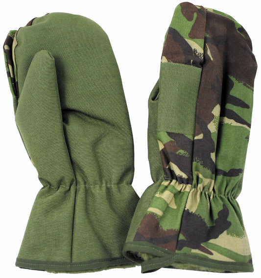 Brit. Fausthandschuhe, neuw., Schießfinger, DPM tarn