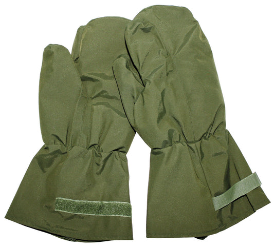 Brit. Fausthandschuhe, neuw., Schießfinger, grün
