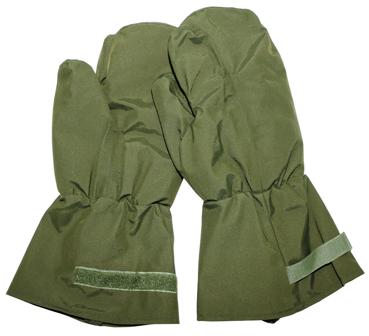 Brit. Fausthandschuhe, neuw., Schießfinger, grün