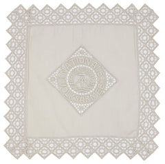NVA Reservistendeckchen, beige, 29 x 29 cm, neuw.
