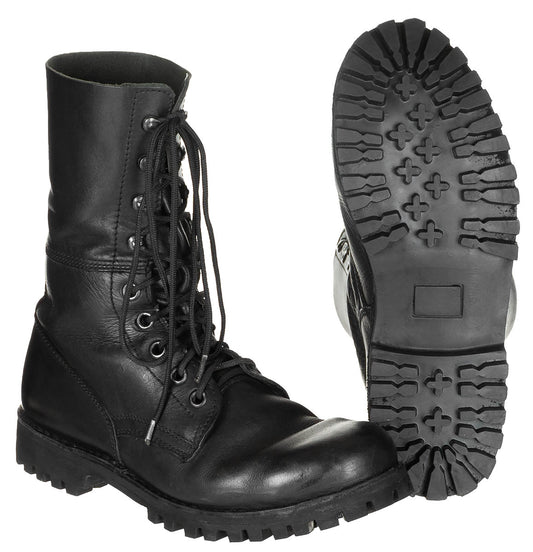Österr. BH Kampfstiefel, ungef., gebr., "SOHLE NEU"
