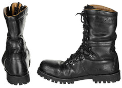 Österr. BH Kampfstiefel, gebr., "SOHLE NEU"