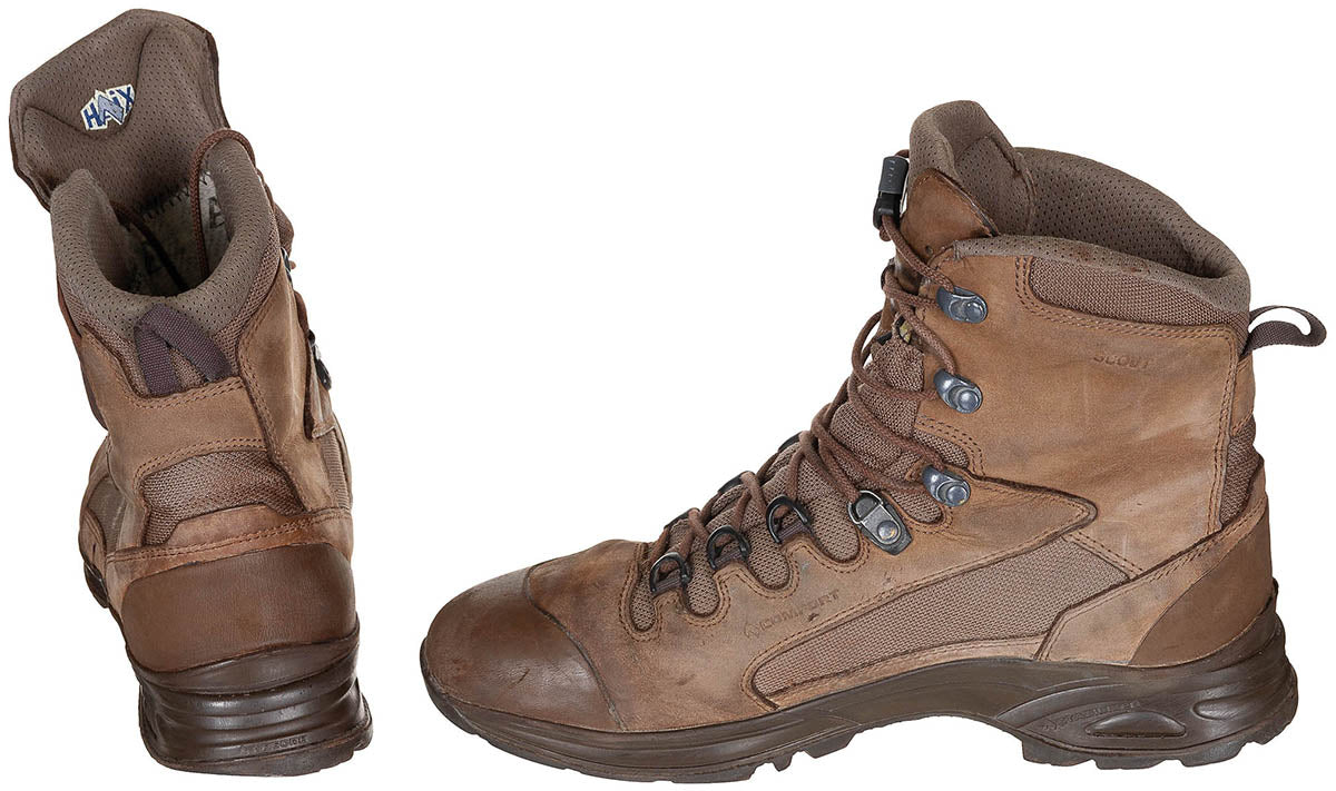 BW Kampfstiefel, "HAIX", SCOUT, braun, gebr., II Wahl