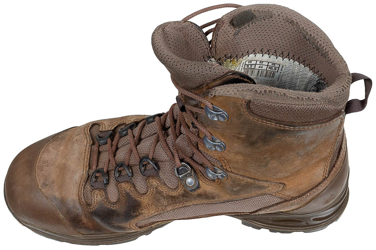 BW Kampfstiefel, "HAIX", SCOUT, braun, gebr., II Wahl
